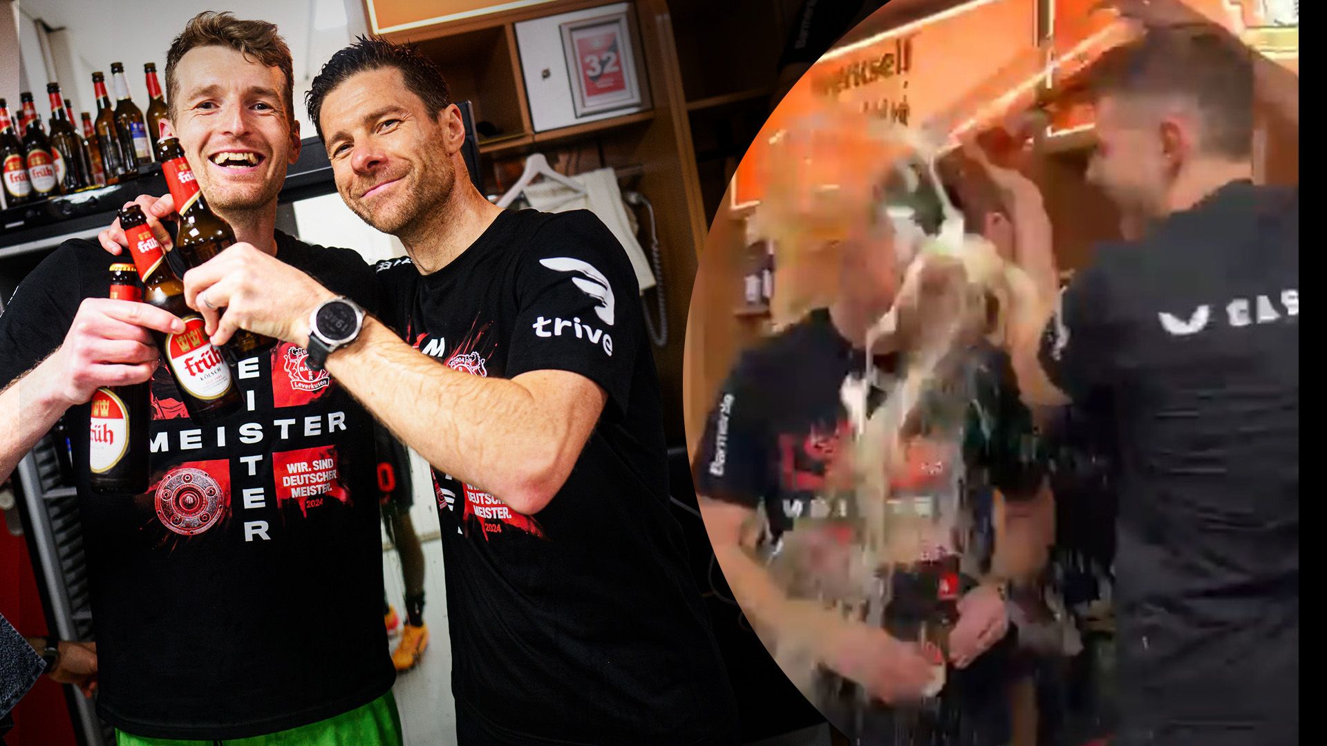 Хаби Алонсо облили пивом Хаби Алонсо облили пивом