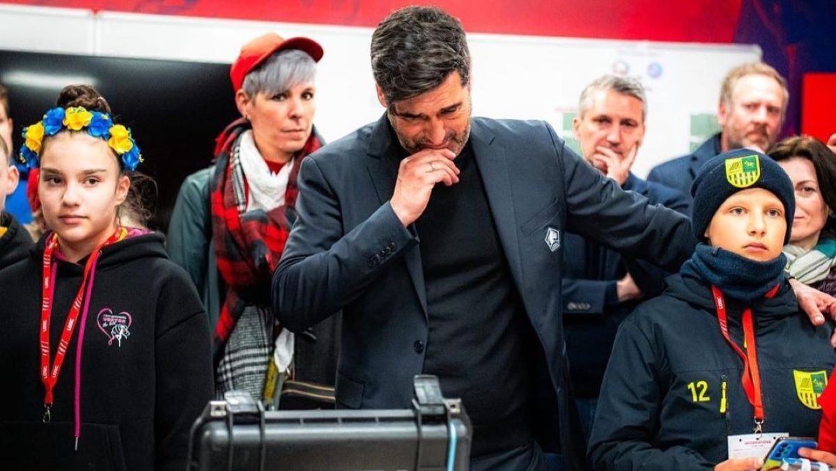 Дети из Харькова посетили матч Лилля Дети из Харькова посетили матч Лилля