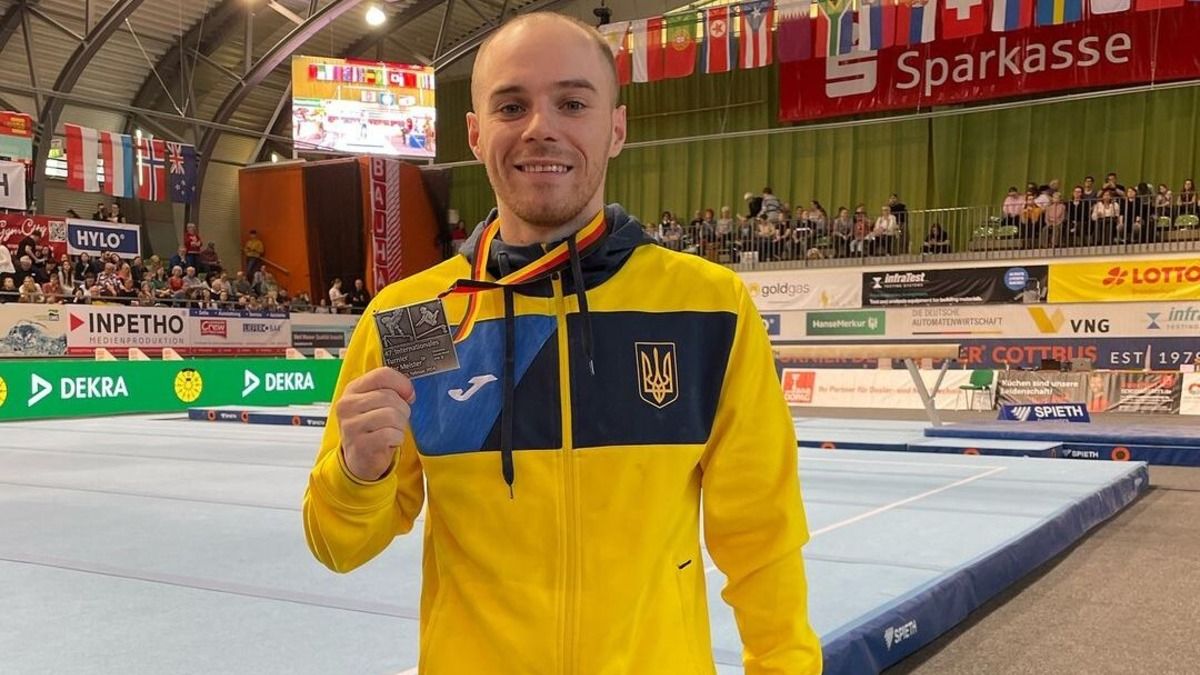 Верняв получил серебряную медаль на чемпионате Европы по спортивной гимнастике
