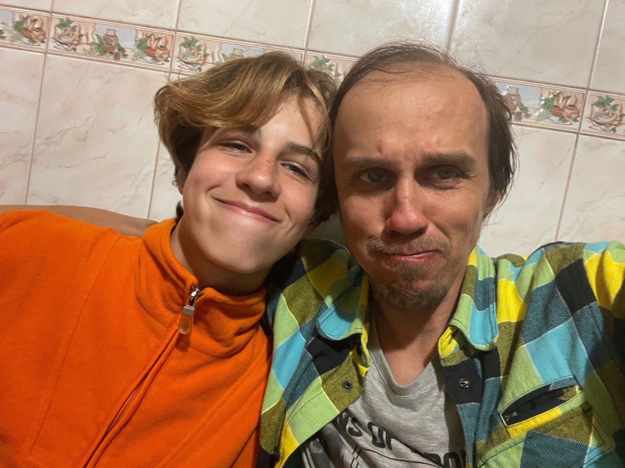 Максим с дядей Евгением Максим с дядей Евгением