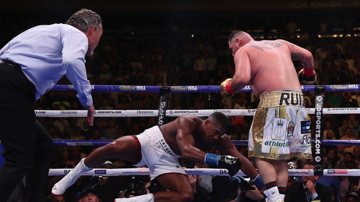 Энди Руис в 2019 году нокаутировал Энтони Джошуа Энди Руис в 2019 году нокаутировал Энтони Джошуа