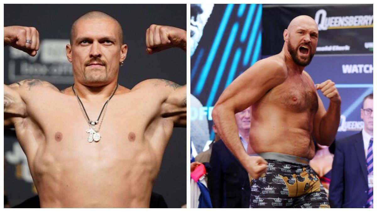 Олександр Усик та Тайсон Ф'юрі Олександр Усик та Тайсон Ф'юрі