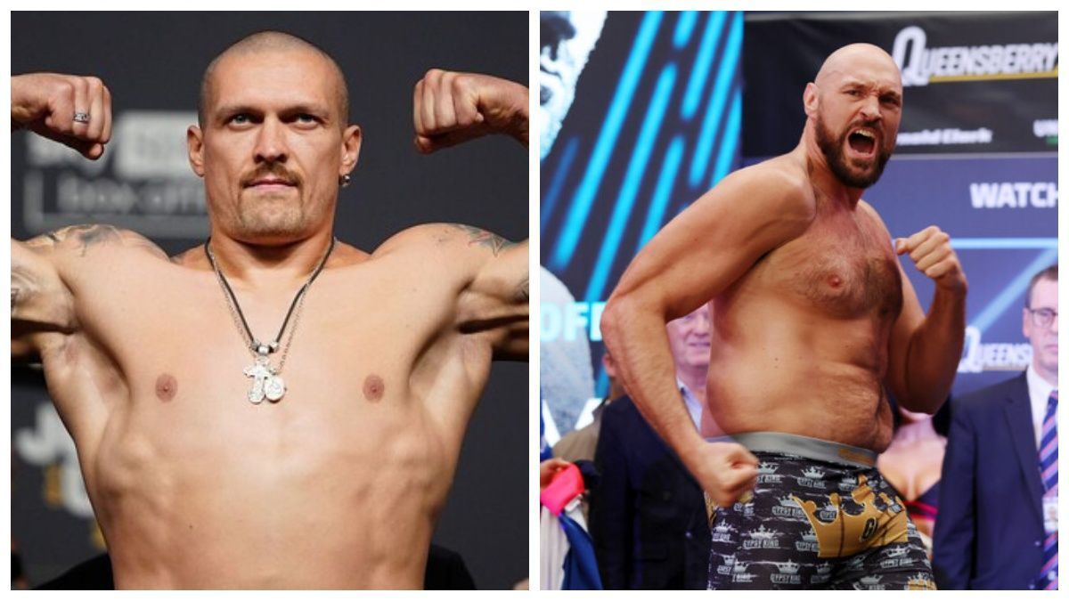 Олександр Усик та Тайсон Ф'юрі Олександр Усик та Тайсон Ф'юрі