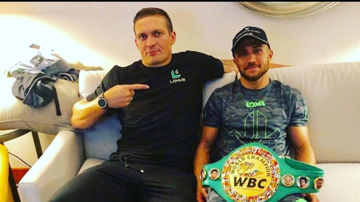 Александр Усик и Василий Ломаченко Александр Усик и Василий Ломаченко