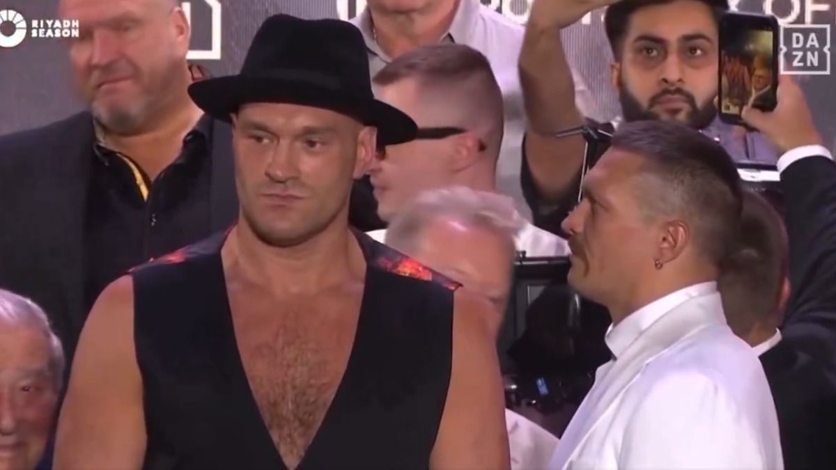 Усик - Ф'юрі - британський боксер зірвав битву поглядів Усик - Ф'юрі - британський боксер зірвав битву поглядів