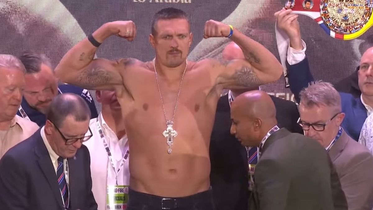 Усик - Ф'юрі - слова українця на битви поглядів Усик - Ф'юрі - слова українця на битви поглядів