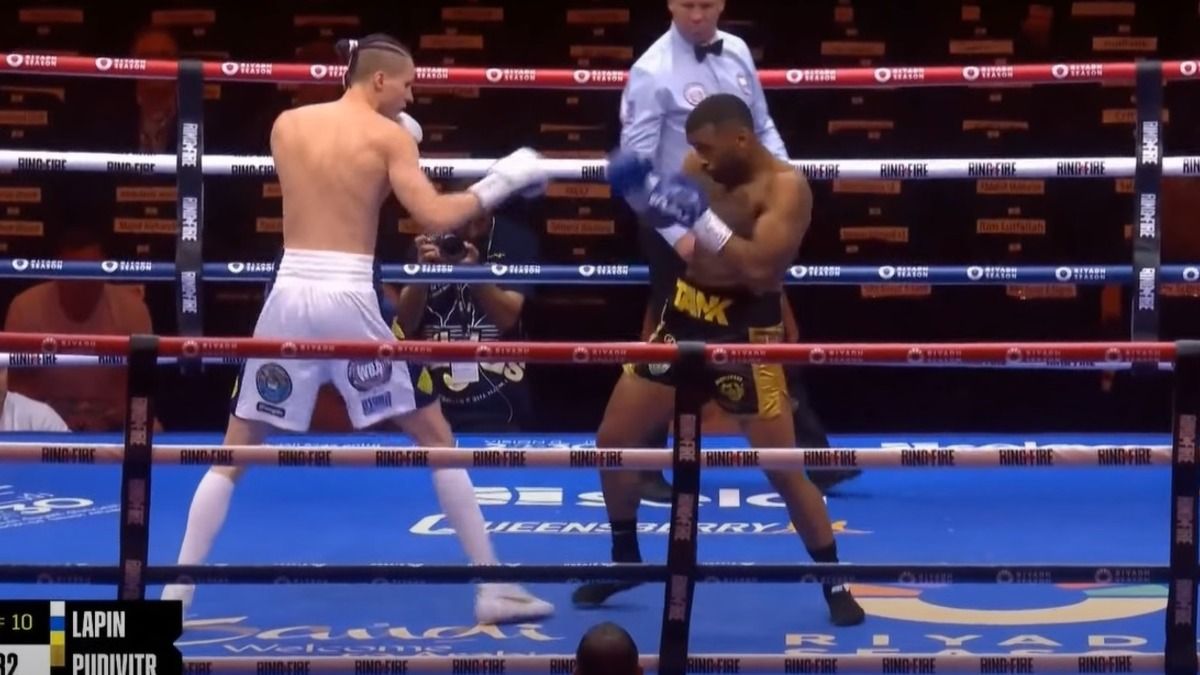 Лапін - Пудівітр - українець нокаутував суперника в андеркарді бою Усик - Ф'юрі Лапін - Пудівітр - українець нокаутував суперника в андеркарді бою Усик - Ф'юрі