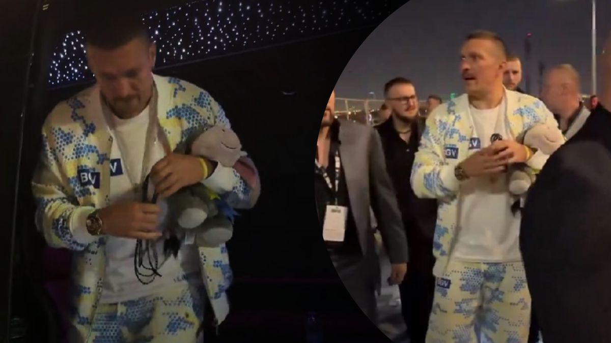 Усик Ф'юрі - боксери приїхали на арену у Саудівській Аравії, відео Усик Ф'юрі - боксери приїхали на арену у Саудівській Аравії, відео