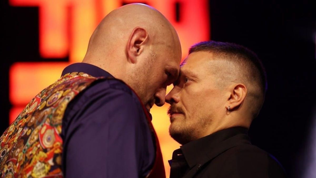 Про що говорили Усик і Ф'юрі в ринзі Про що говорили Усик і Ф'юрі в ринзі