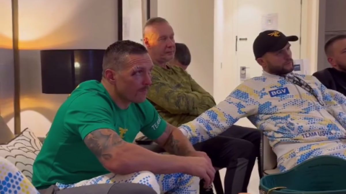 Реакция Усика на победу Беринчика Реакция Усика на победу Беринчика