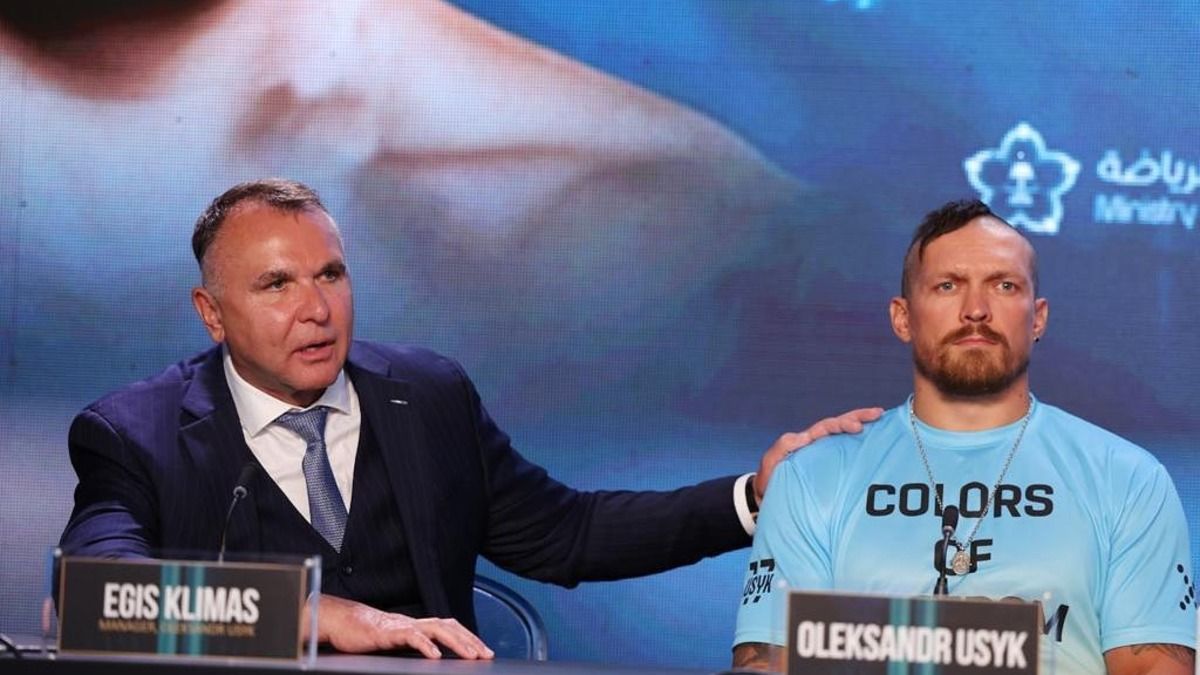 Егіс Клімас та Олександр Усик Егіс Клімас та Олександр Усик