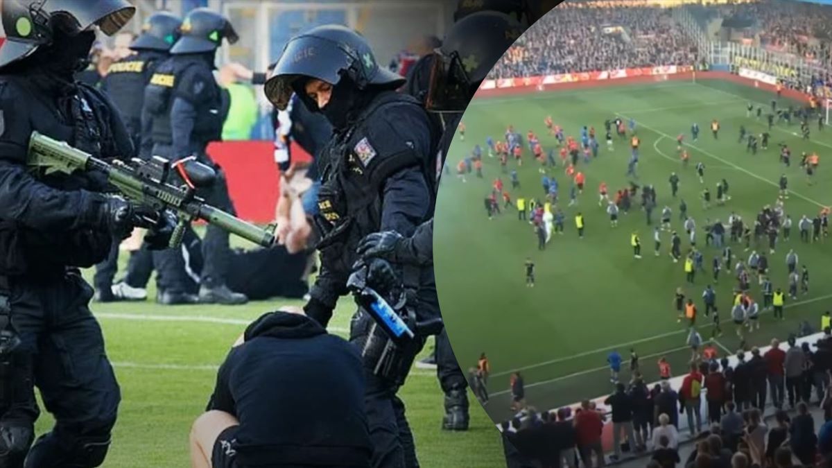 Бійка у фіналі Кубка Чехії Бійка у фіналі Кубка Чехії