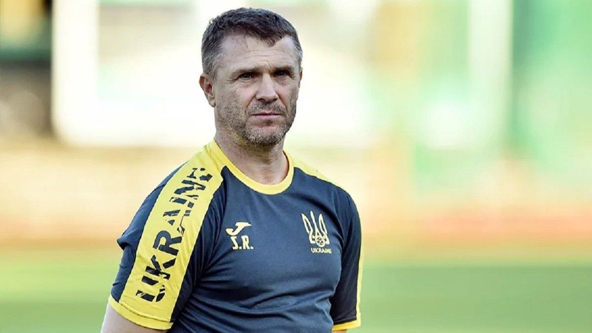 Збірна привітала Реброва з 50-річчям Збірна привітала Реброва з 50-річчям