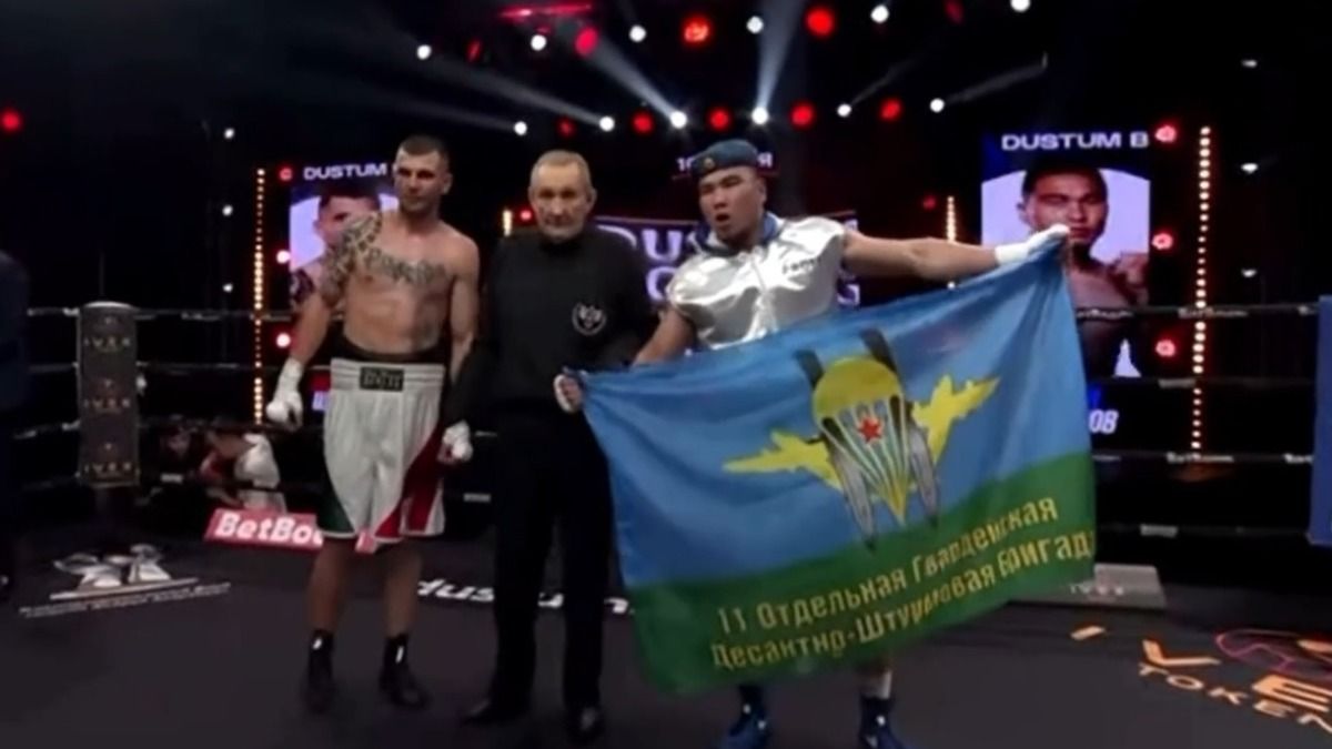 Російський боксер Вадім Лубсанов підтримав бригаду окупантів - відео