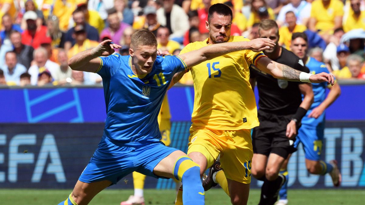Украина Румыния - результат, счет матча Евро-2024, смотреть видео голов 17 июня