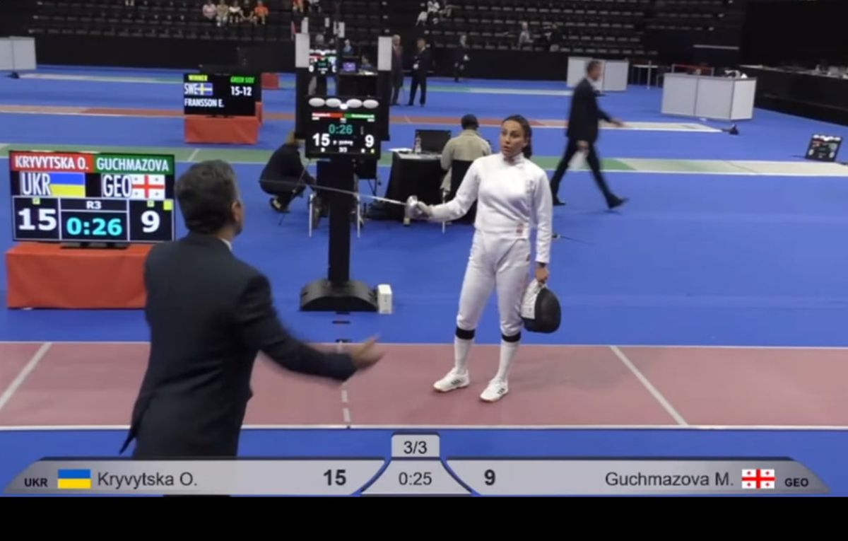 Фехтовальщица Кривицкая отказалась пожимать руку россиянке - та разразилась истерикой - 24 канал Спорт Фехтовальщица Кривицкая отказалась пожимать руку россиянке - та разразилась истерикой - 24 канал Спорт