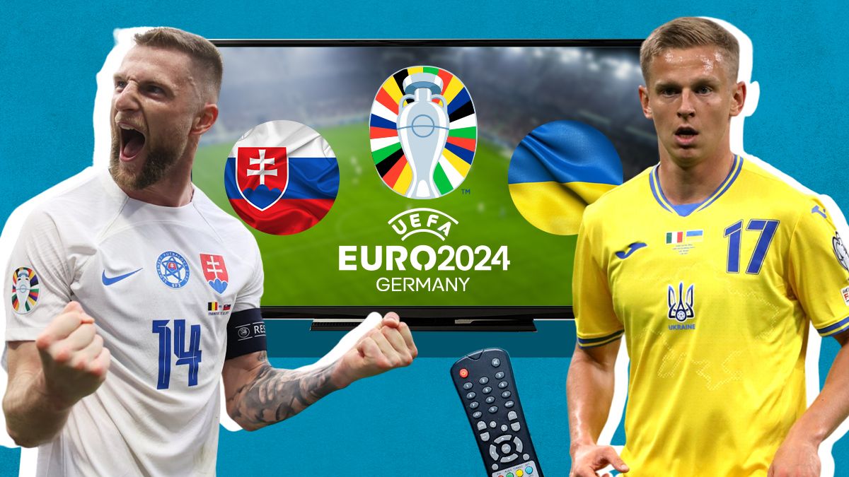 Словакия Украина - смотреть онлайн прямой эфир Евро 2024 - трансляция 21 июня