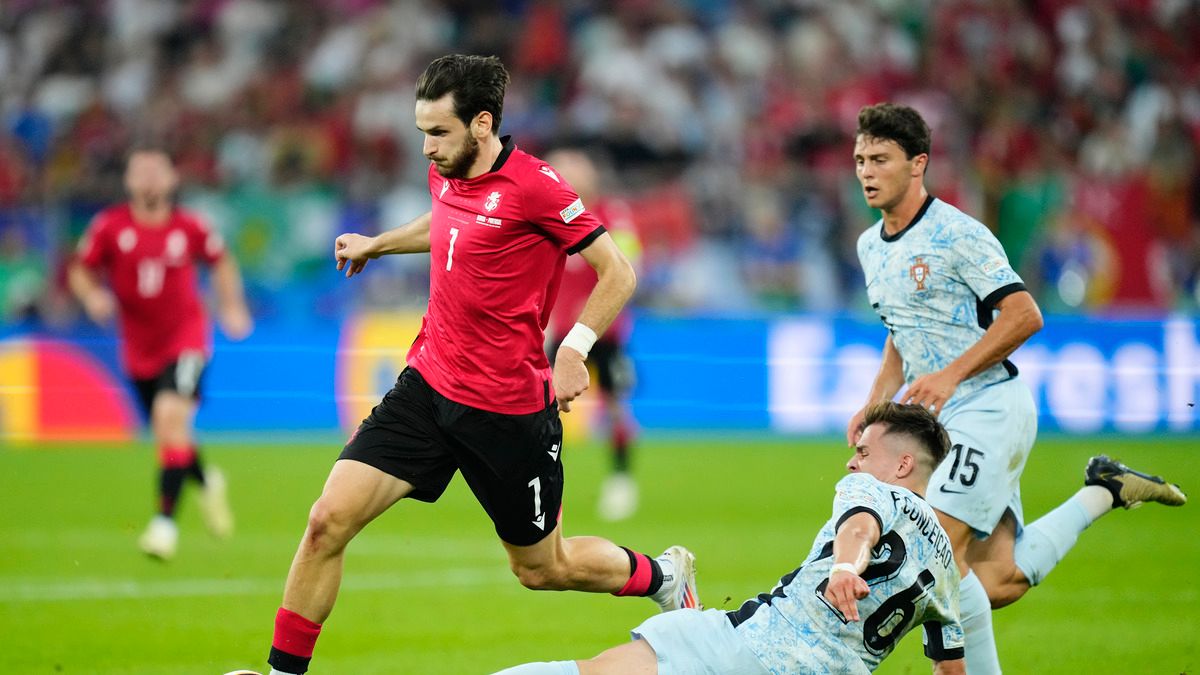 Грузія Португалія відео голів та огляд матчу Євро-2024 26 червня Грузія Португалія відео голів та огляд матчу Євро-2024 26 червня