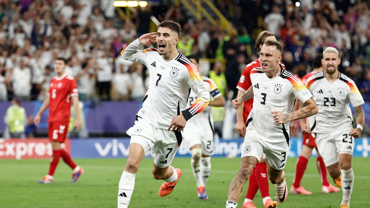 Німеччина Данія - відео голів матчу 1/8 фіналу Євро-2024 29 червня
