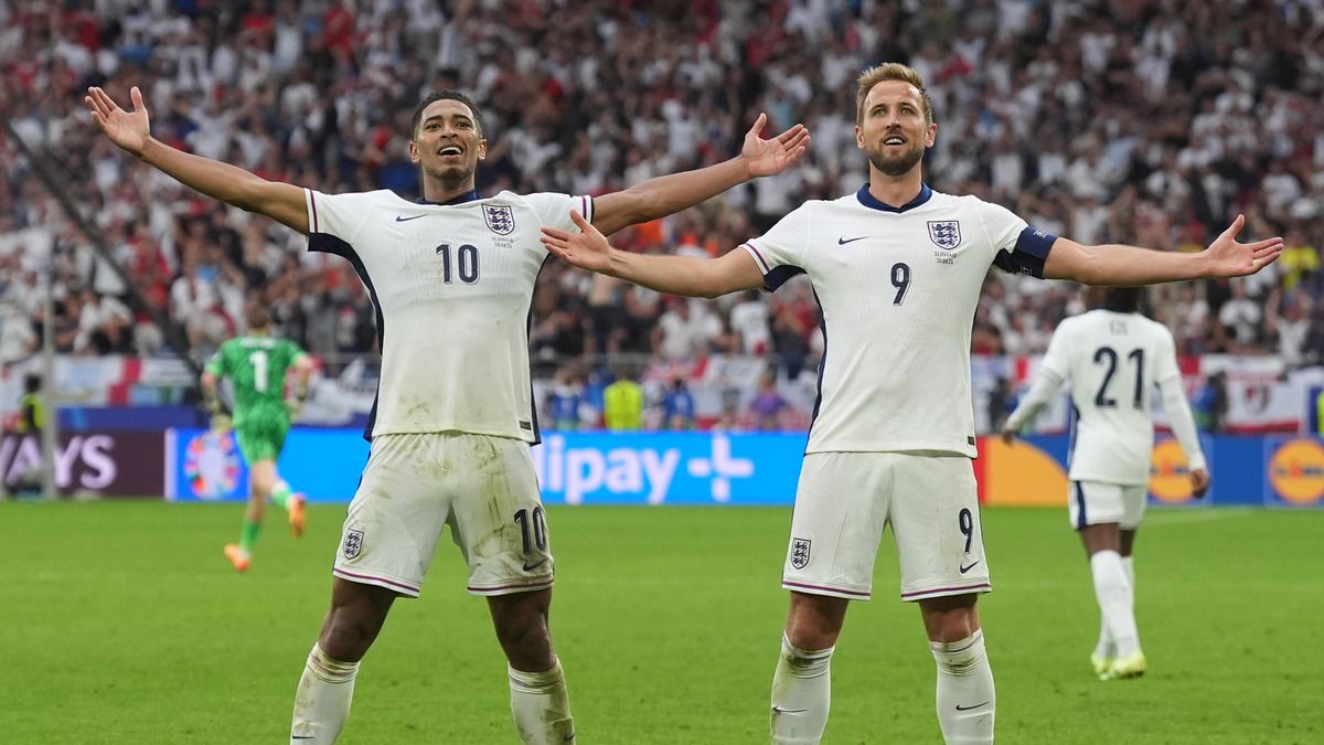 Англия – Словакия - обзор - видео голов матча 1/8 финала Евро-2024