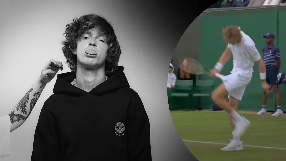 Рубльов втратив контроль над собою на Вімблдоні Рубльов втратив контроль над собою на Вімблдоні