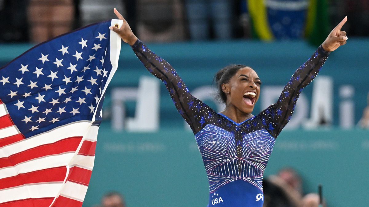 Олімпіада-2024 - американка Сімона Байлз стала 6-разовою чемпіонкою Ігор Олімпіада-2024 - американка Сімона Байлз стала 6-разовою чемпіонкою Ігор