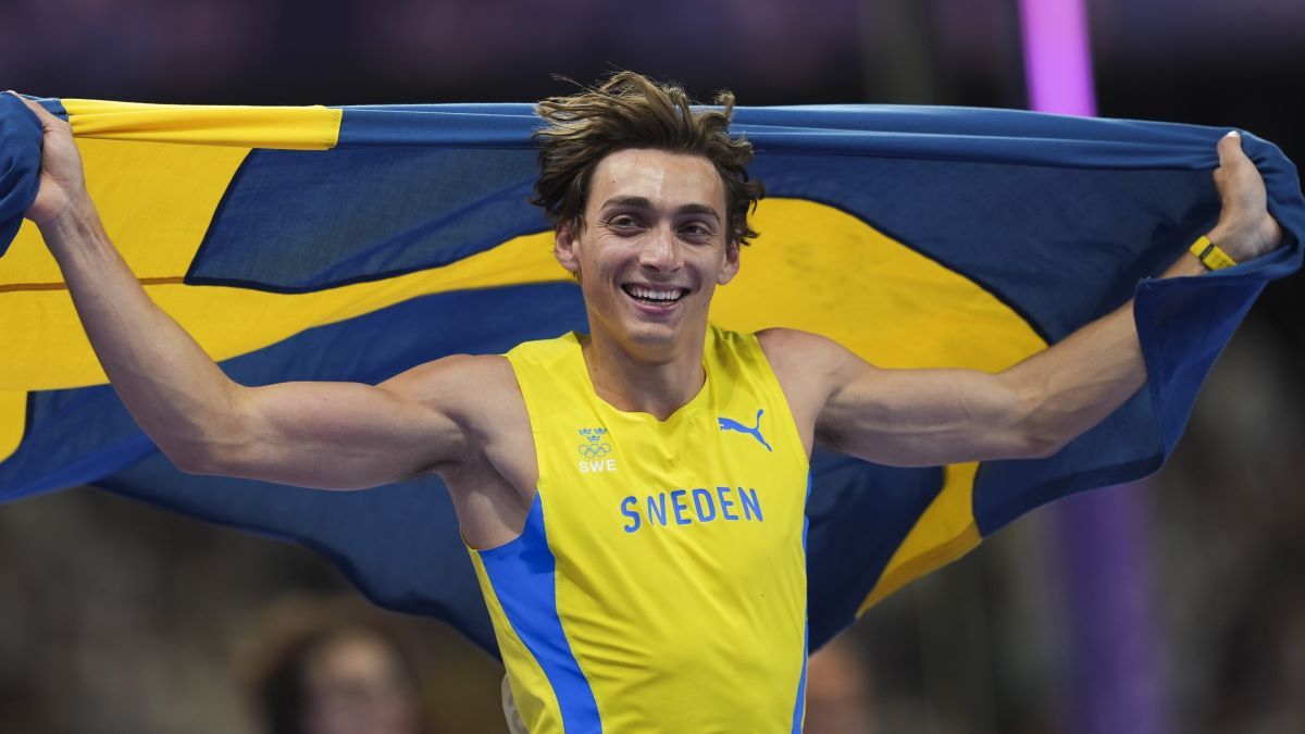 Дюплантіс встановив світовий рекорд на ОІ-2024 Дюплантіс встановив світовий рекорд на ОІ-2024