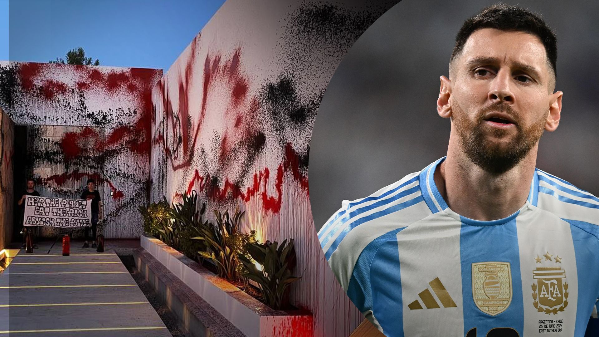 Віллу Лыонеля Мессі в Барселоні зіпсували активісти Віллу Лыонеля Мессі в Барселоні зіпсували активісти