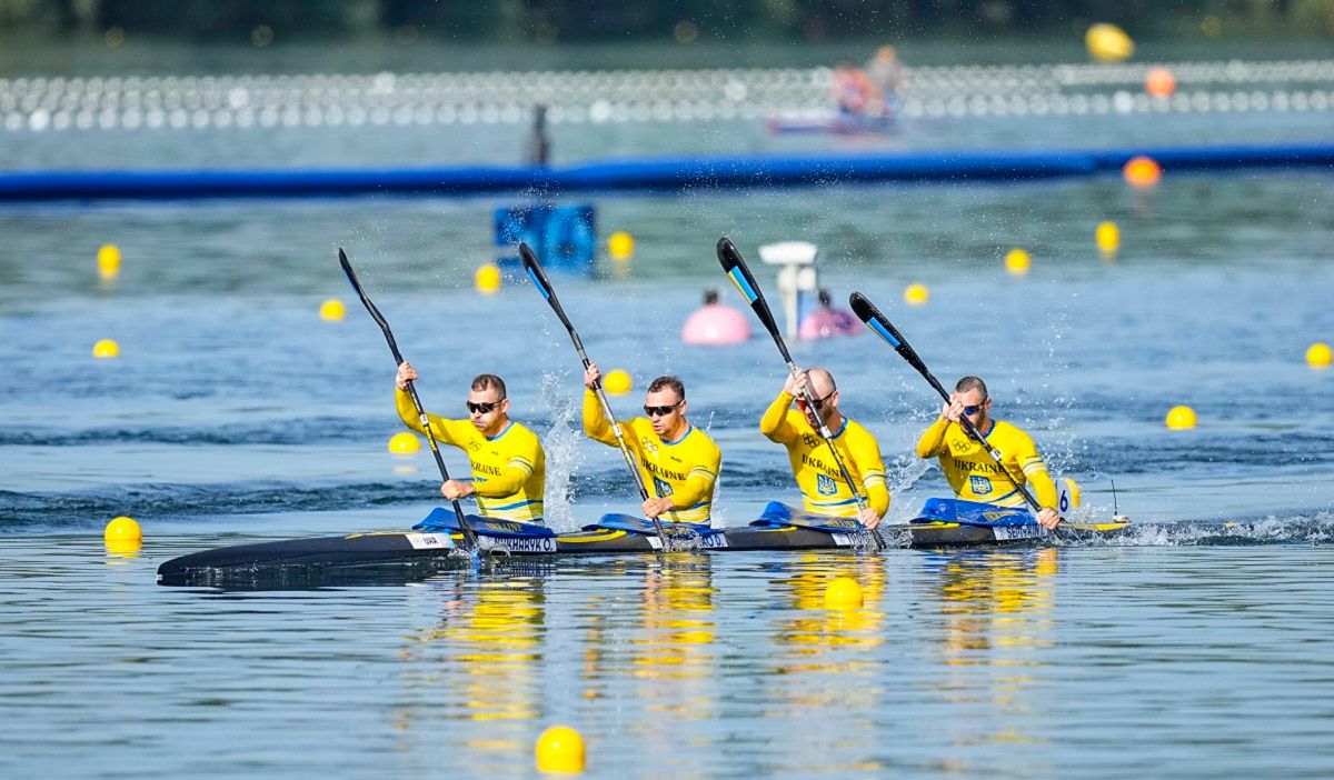 Україна стала четвертою на байдарках-четвірках на Олімпіаді-2024