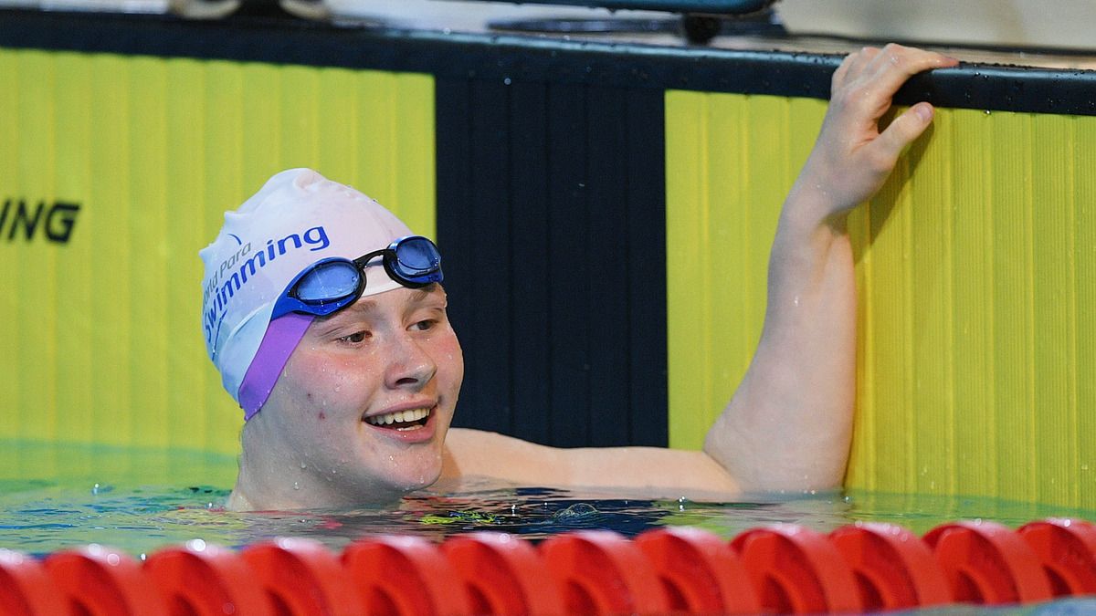 Анна Гонтар - бронзова медалістка Паралімпійських ігор-2024 у плаванні Анна Гонтар - бронзова медалістка Паралімпійських ігор-2024 у плаванні