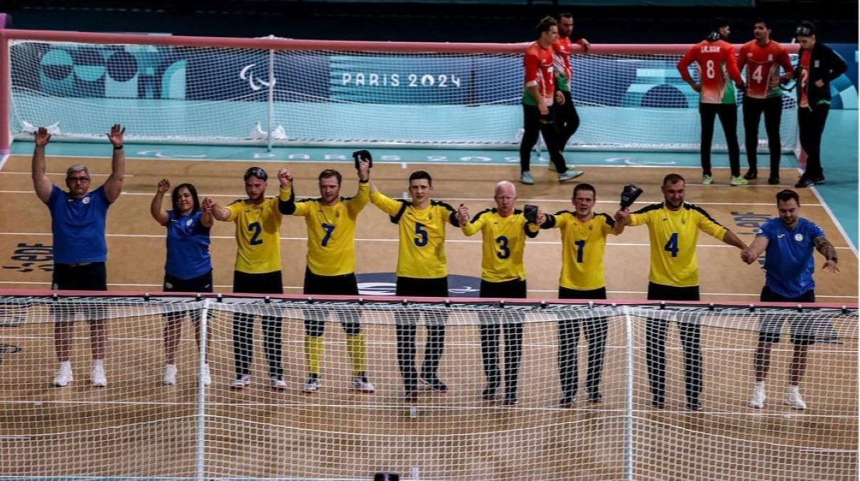 Збірна України здобула срібну медаль Паралімпіади-2024 із голболу Збірна України здобула срібну медаль Паралімпіади-2024 із голболу
