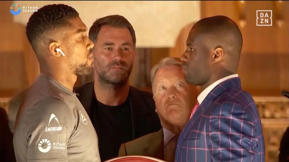 Джошуа - Дюбуа - видео битвы взглядов боксеров 19 сентября Джошуа - Дюбуа - видео битвы взглядов боксеров 19 сентября