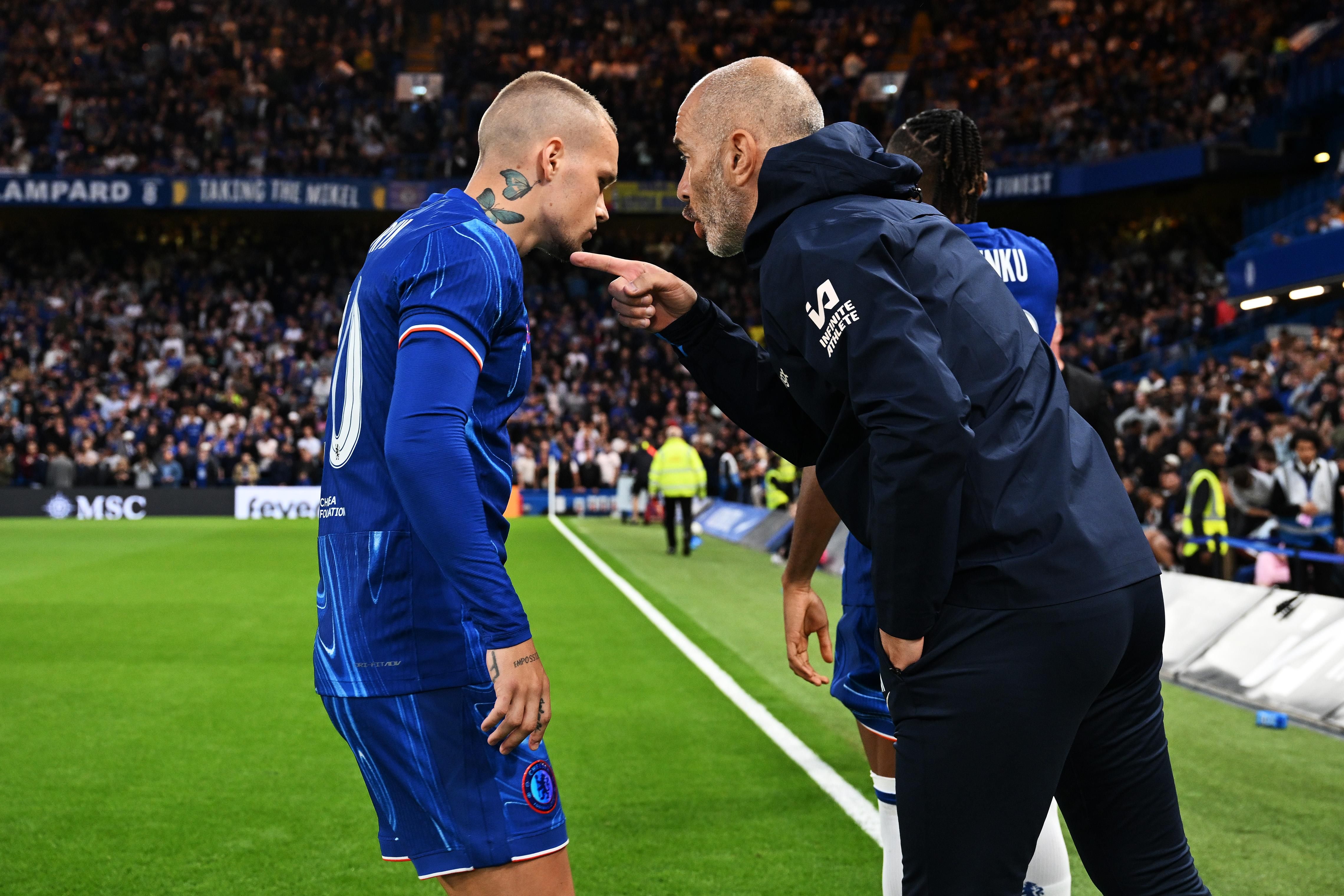 Мареска накричал на Мудрика Мареска накричал на Мудрика