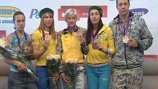 Украинские легкоатлеты вернулись домой