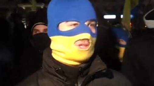 Харківські ультрас оберігали ходу Євромайдану (Відео)
