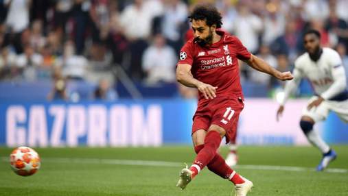 Салах забил второй самый быстрый гол в финале Лиги чемпионов: видео