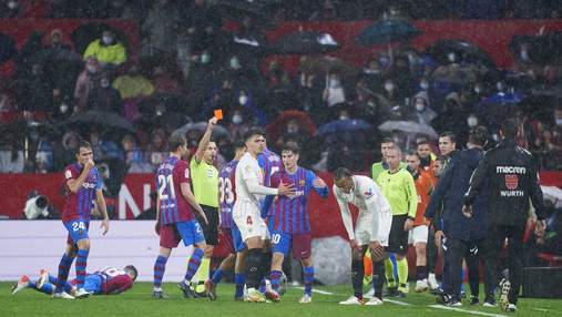 Барселона в большинстве не дожала Севилью в матче с голом экс-игрока Металлиста: видеообзор